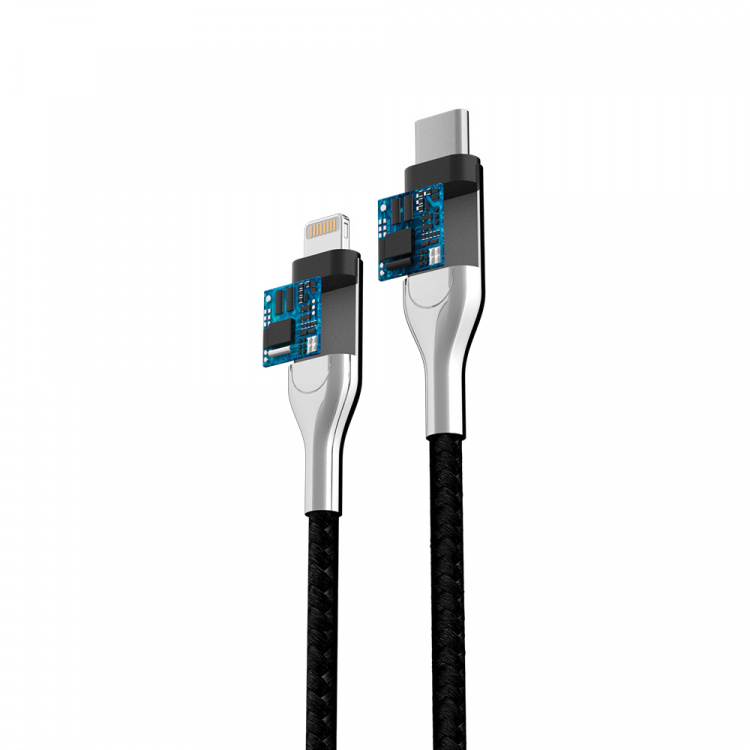 Forever Core - USB-C/Lightning (3A) MFI Svart, 1,5 m Forever Core - USB-C/Lightning (3A) MFI Svart, 1,5 m
