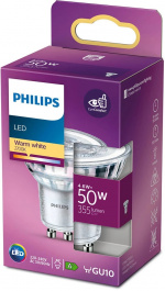 Philips LED Classic 50W GU10, varmhvit