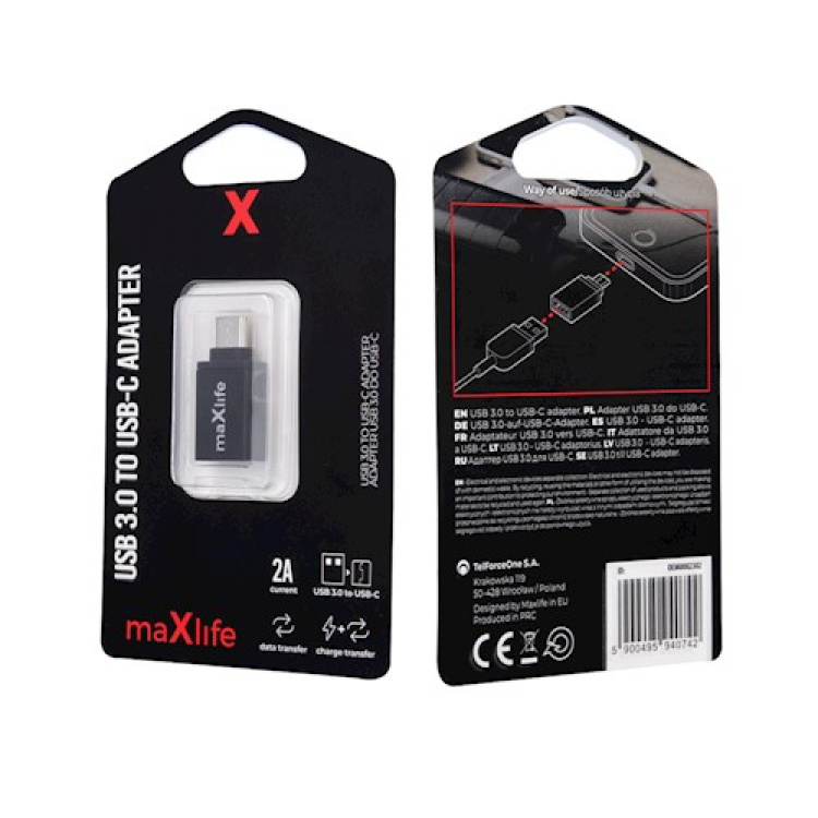 Maxlife USB 3.0 til USB-C-adapter