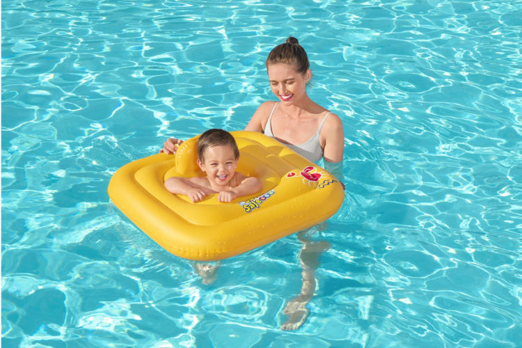 Bestway Swim Safe Badestol for barn, 76 cm x 76 cm