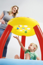 Bestway Fisher Price oppblåsbare barnebasseng / ballbinge med dyremotiv