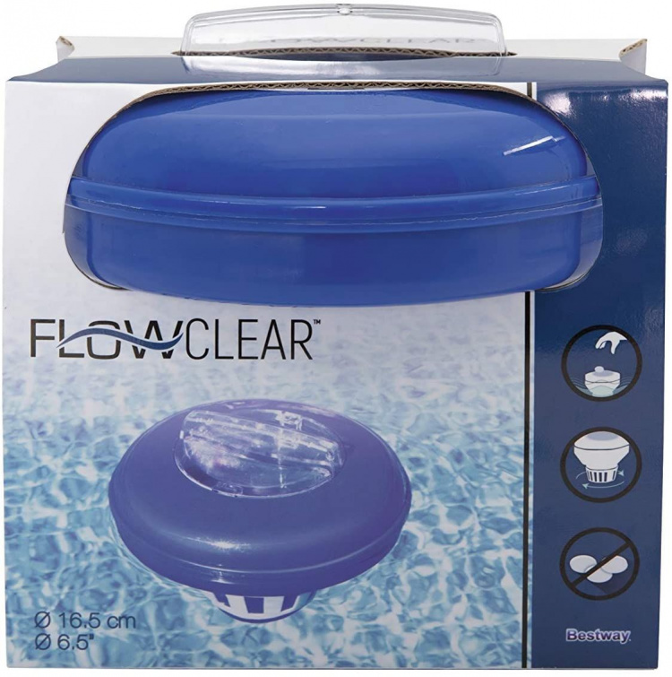 Bestway Flowclear flytende klor-/bromdispenser, 16,5 cm