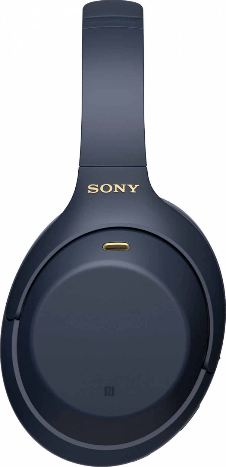 Sony trådløse around-ear-hodetelefoner WH-1000XM4, Blå
