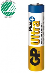 GP Ultra Plus Alkaline AAA-batteri, 24AUP/LR03, 4-pk