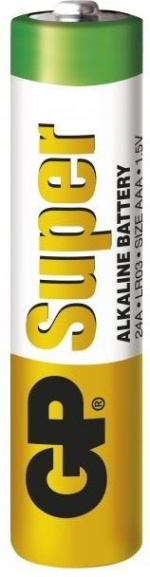 GP Super Alkaline AAA-batteri, 24A/LR03, 20-pakning