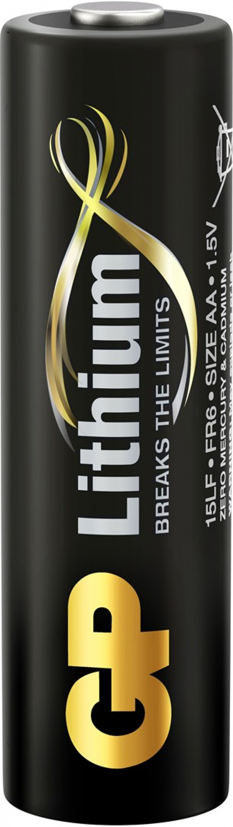 GP AA litiumbatteri 1,5 V, 15LF-2U4, 4-pk  GP AA litiumbatteri 1,5 V, 15LF-2U4, 4-pk