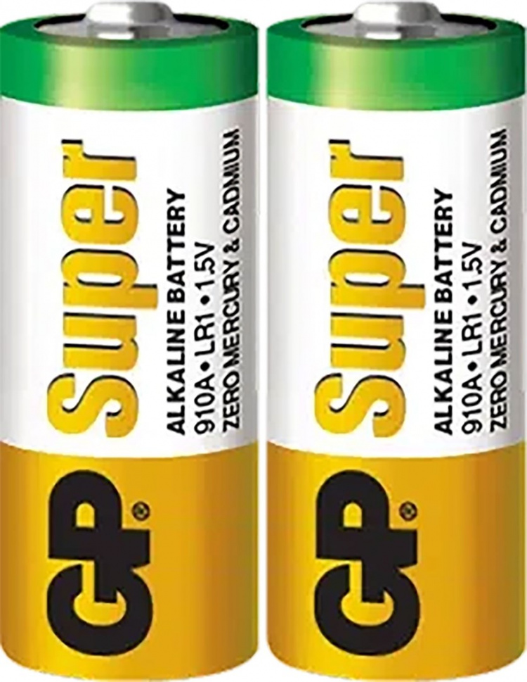 GP Super Alkaline LR1-batteri, 910A, 2-pk GP Super Alkaline LR1-batteri, 910A, 2-pk