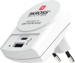 SKROSS Reiseadapter Europa til USB-A og USB-C SKROSS Reiseadapter Europa til USB-A og USB-C