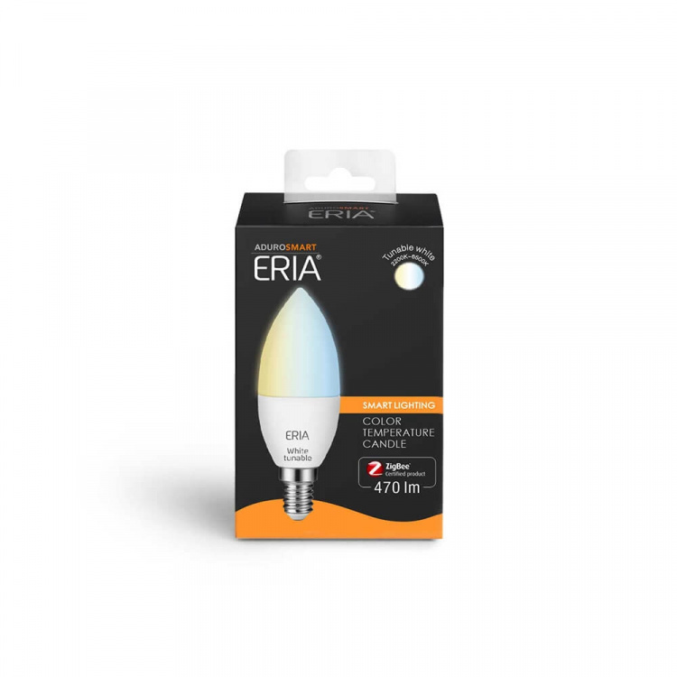 Adurosmart E14 Justerbar Hvit Bulb 2200-6500k Zigbee