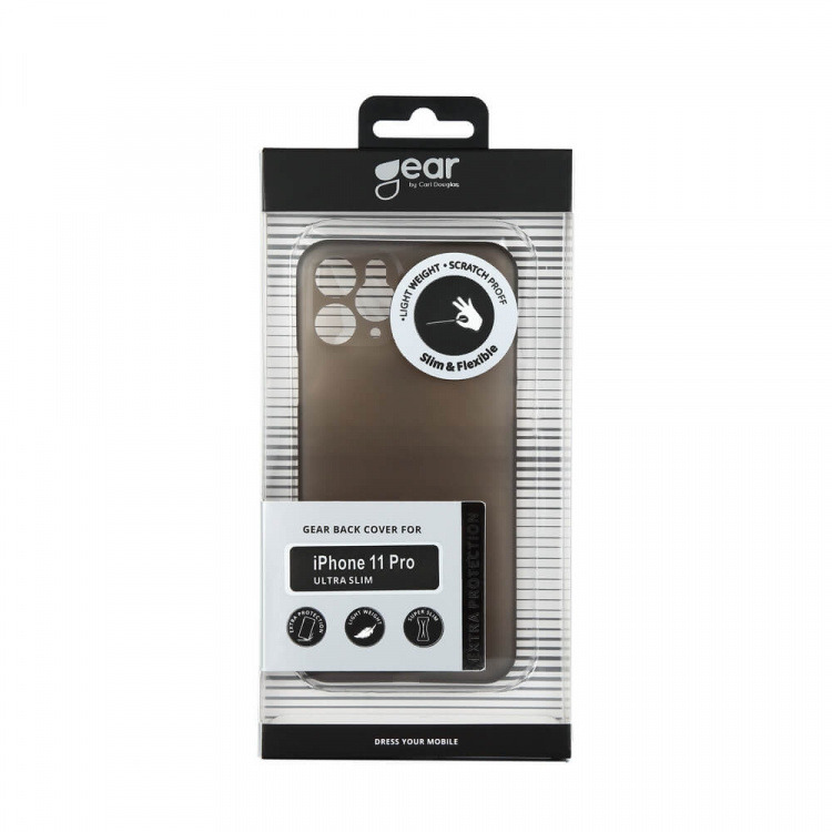 Gear Mobildeksel Ultraslim Svart - iPhone 11 Pro