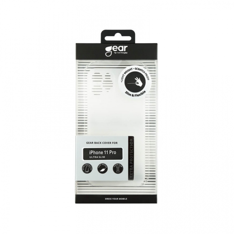 Gear Mobildeksel Ultraslim Hvit - iPhone 11 Pro