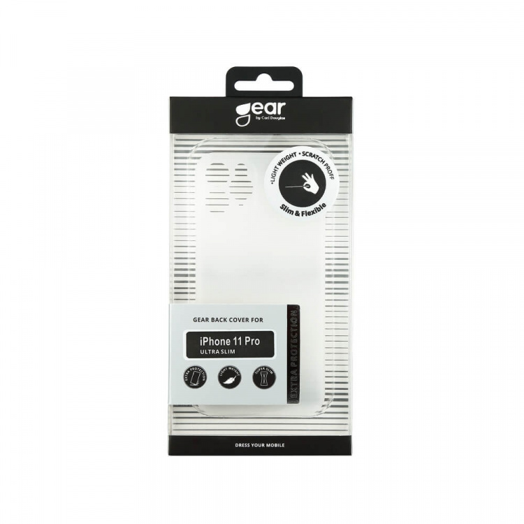 Gear Mobildeksel Ultraslim Hvit - iPhone 11 Pro