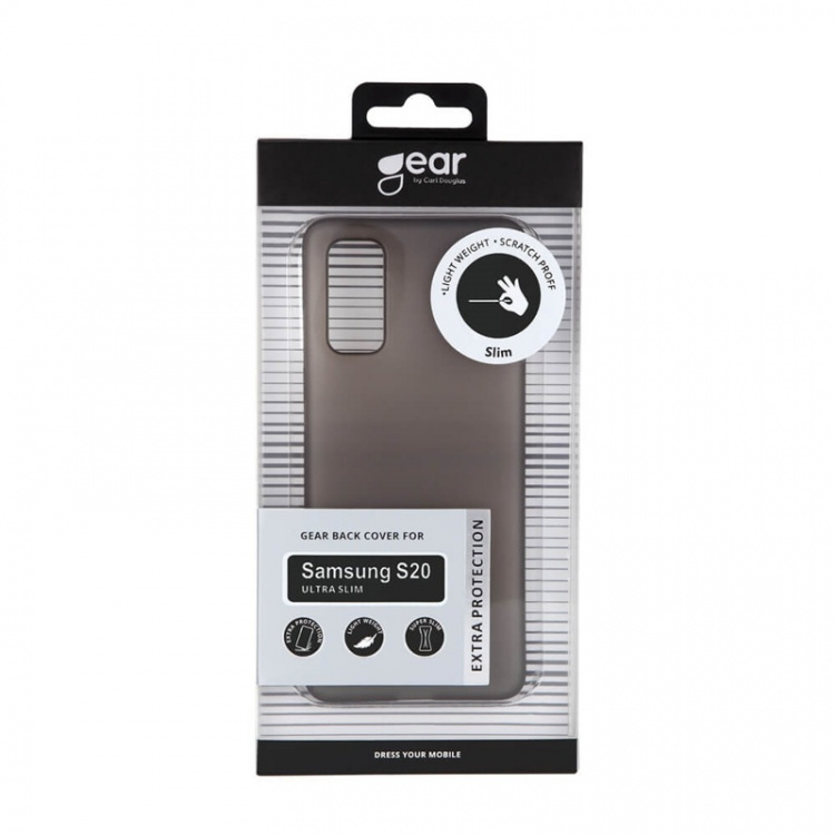 Gear Mobildeksel Ultraslim Svart - Samsung S20 Gear Mobildeksel Ultraslim Svart - Samsung S20