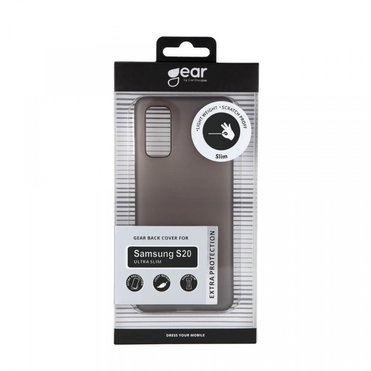 Gear Mobildeksel Ultraslim Svart - Samsung S20 Gear Mobildeksel Ultraslim Svart - Samsung S20