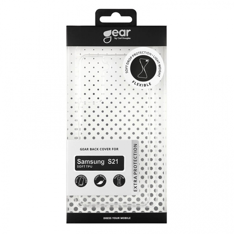 Gear Mobildeksel TPU Transparent - Samsung S21