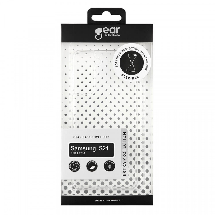 Gear Mobildeksel TPU Transparent - Samsung S21