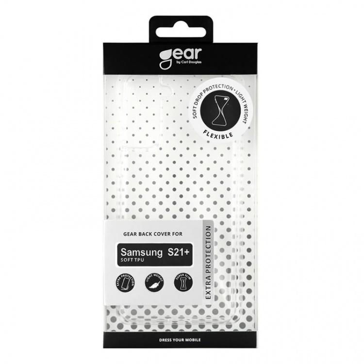 Gear Mobildeksel TPU Transparent - Samsung S21+