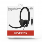 Koss Headset CS300 On-Ear USB Svart