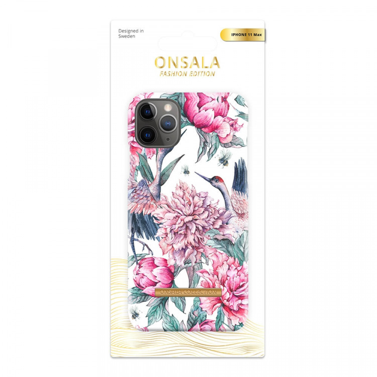 Onsala COLLECTION Mobildeksel Soft Pink Crane iPhone 11 Pro Max Onsala COLLECTION Mobildeksel Soft Pink Crane iPhone 11 Pro Max