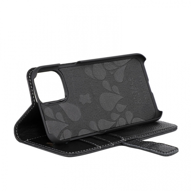 Onsala COLLECTION Lommebokveske Skinn Svart iPhone 11 Pro Max Onsala COLLECTION Lommebokveske Skinn Svart iPhone 11 Pro Max