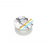 PopSockets White Marble Glam Avtagbare MINI Grip 3pack