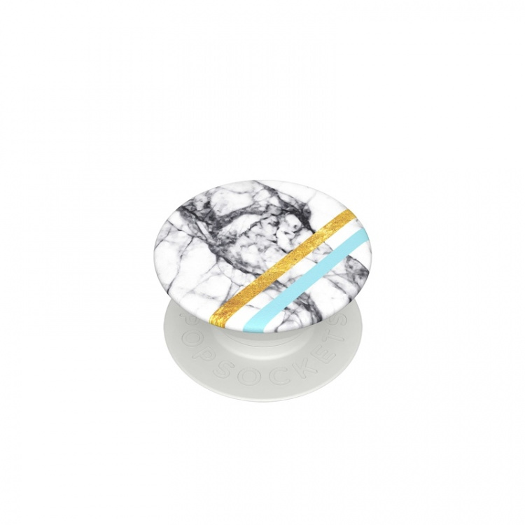 PopSockets White Marble Glam Avtagbare MINI Grip 3pack