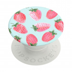 PopSockets Strawberry Rain Avtagbart Grip med Stativfunksjon PopSockets Strawberry Rain Avtagbart Grip med Stativfunksjon