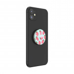 PopSockets Strawberry Rain Avtagbart Grip med Stativfunksjon PopSockets Strawberry Rain Avtagbart Grip med Stativfunksjon