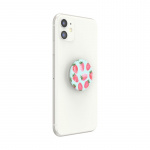 PopSockets Strawberry Rain Avtagbart Grip med Stativfunksjon PopSockets Strawberry Rain Avtagbart Grip med Stativfunksjon