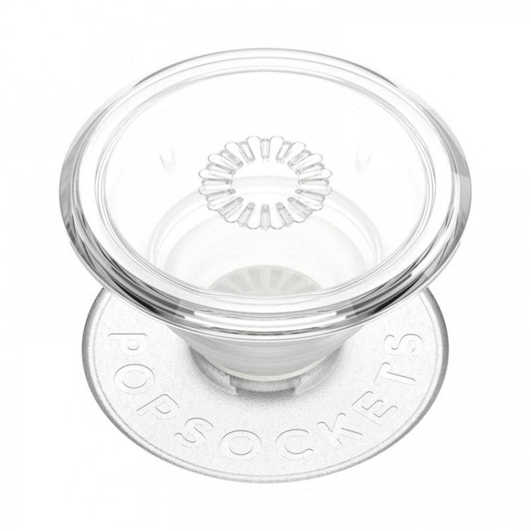 POPSOCKETS Clear Avtagbart Grip med Stativfunksjon POPSOCKETS Clear Avtagbart Grip med Stativfunksjon