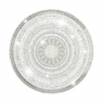PopSockets Clear Glitter Silver Avtagbart Grip med Stativfunksjon