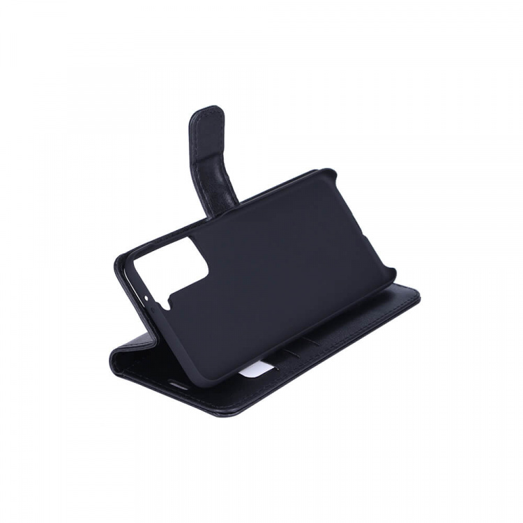 Radicover Strålingsbeskyttelse Lommebok PU Samsung S21/S30 Flipcover Svart