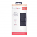 Radicover Strålingsbeskyttelse Lommebok PU Samsung S21/S30 Flipcover Svart