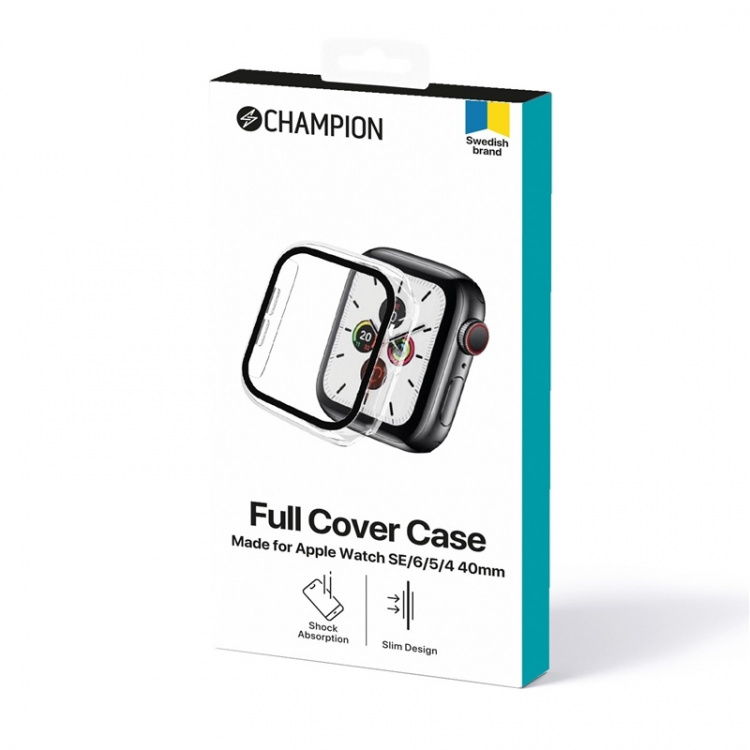 Champion Full Cover Case Apple Watch SE/6/5/4 40mm Tr Champion Full Cover Case Apple Watch SE/6/5/4 40mm Tr
