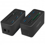 LogiLink PC/Mac mini-dokk HDMI, USB-C, USB
