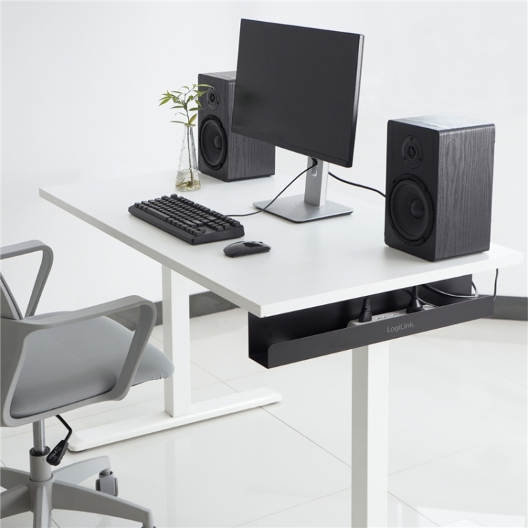 LogiLink Kabelbrett for montering på undersiden