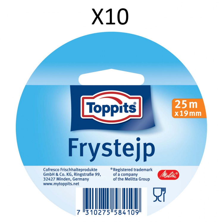 Toppits Frysetape (merk 10 stk DFP)