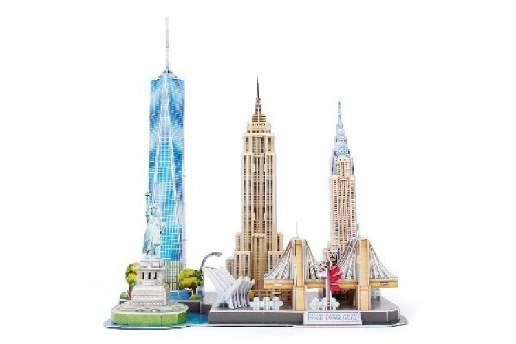 Revell new York Skyline 3D-puslespill Revell new York Skyline 3D-puslespill
