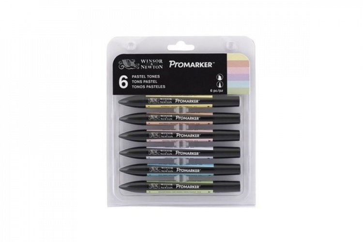 Promarker 6 Pastellfarger
