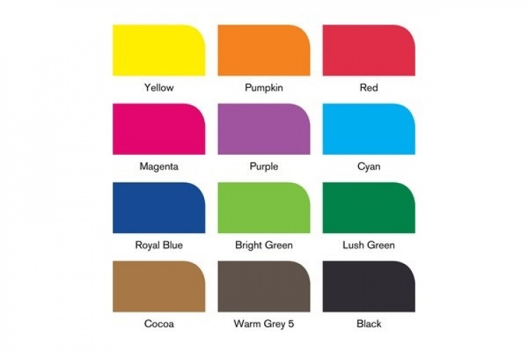 Winsor Brushmarker 12stk, Vibrant Winsor Brushmarker 12stk, Vibrant