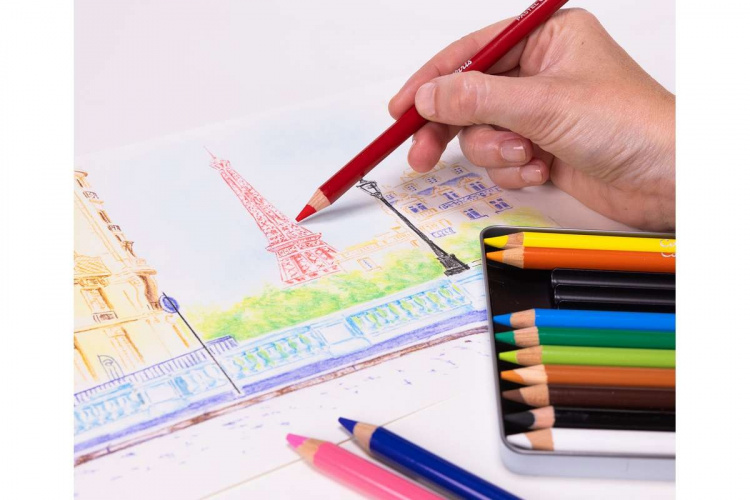 Fargeblyanter 12 stk. i metalletui Fargeblyanter 12 stk. i metalletui