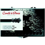 Conté à Paris Pastellkritt 2B Svart, 12stk