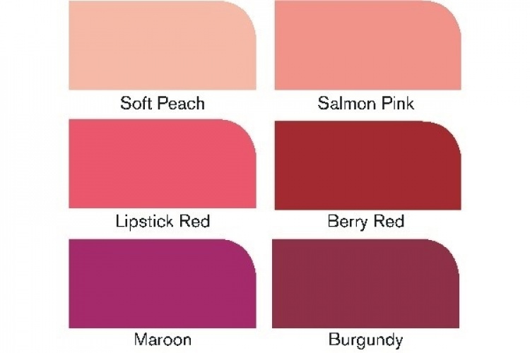 Winsor Promarker 6 stk, røde toner