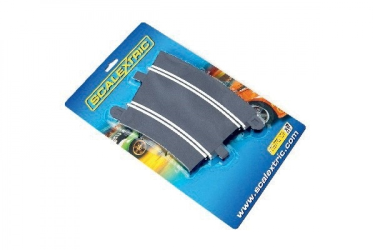 Scalextric 2 stk Rad 3 ytre kurve 22,5°