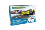 Scalextric 2stk Rad 2 skrå kurve 45°