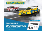 Scalextric 2stk Rad 2 skrå kurve 45°