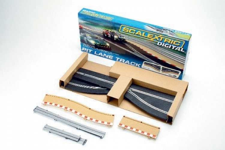 Scalextric 2stk Pit Lane - venstre