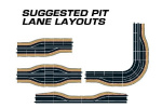 Scalextric 2stk Pit Lane - venstre