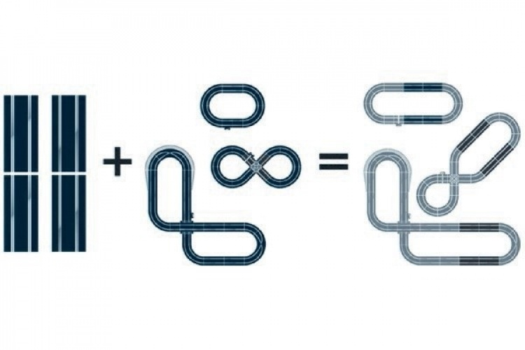 Scalextric 4 stk sporpakke