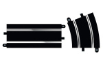 Scalextric Sporforlengelsespakke 7 - 4 rader og 4 R4-kurver